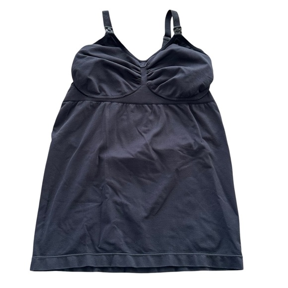 Kindred Bravely size Large Busty Black Nursing Tank Top Bra Breastfeeding - Picture 1 of 5